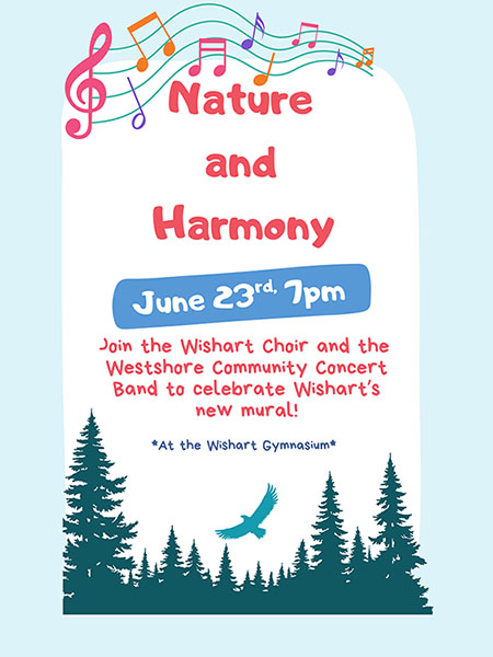poster for Wishart School concert 2026